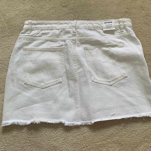 Cotton On White Denim Skirt - Picture 5 of 5
